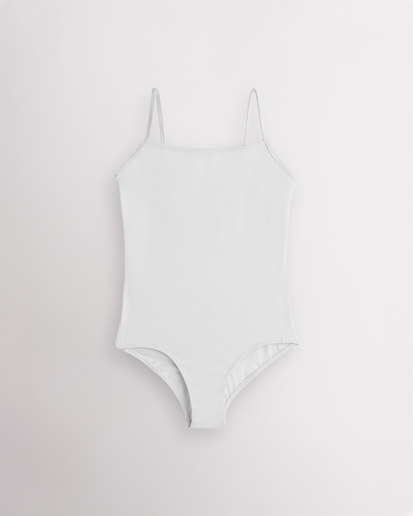 Girls Performance Camisole Leotard in White