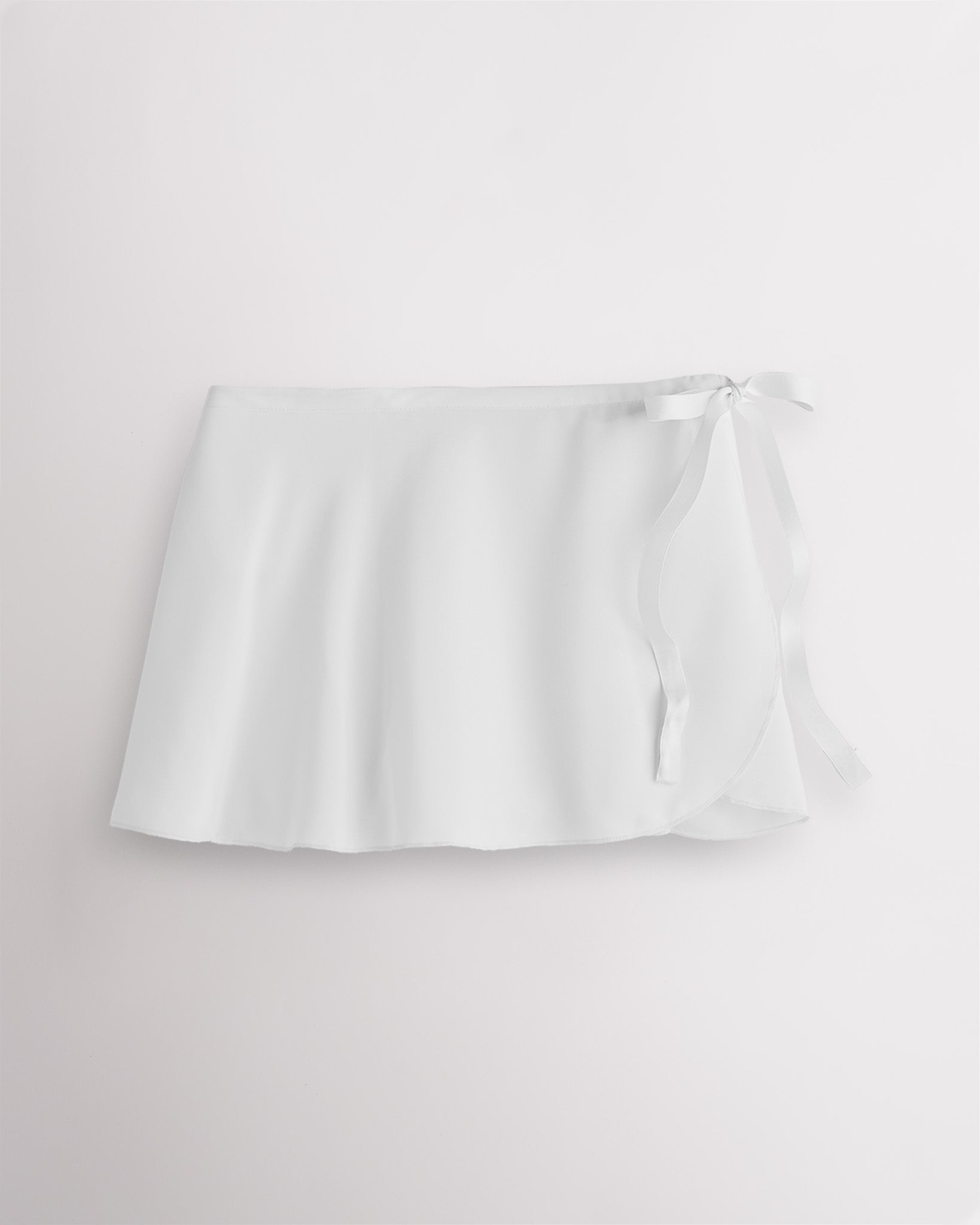 Women Chiffon Wrap Skirt in White