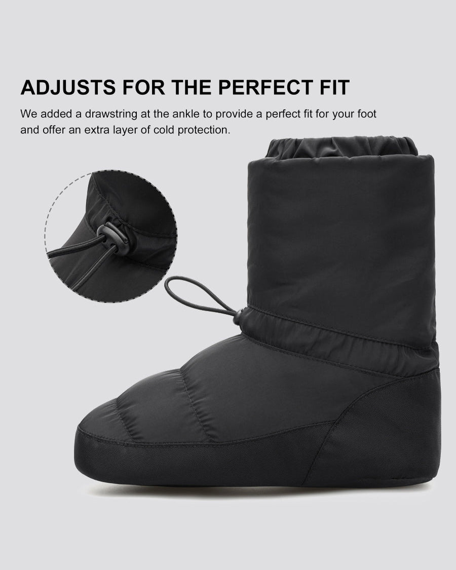 Black Kids Ballet Booties