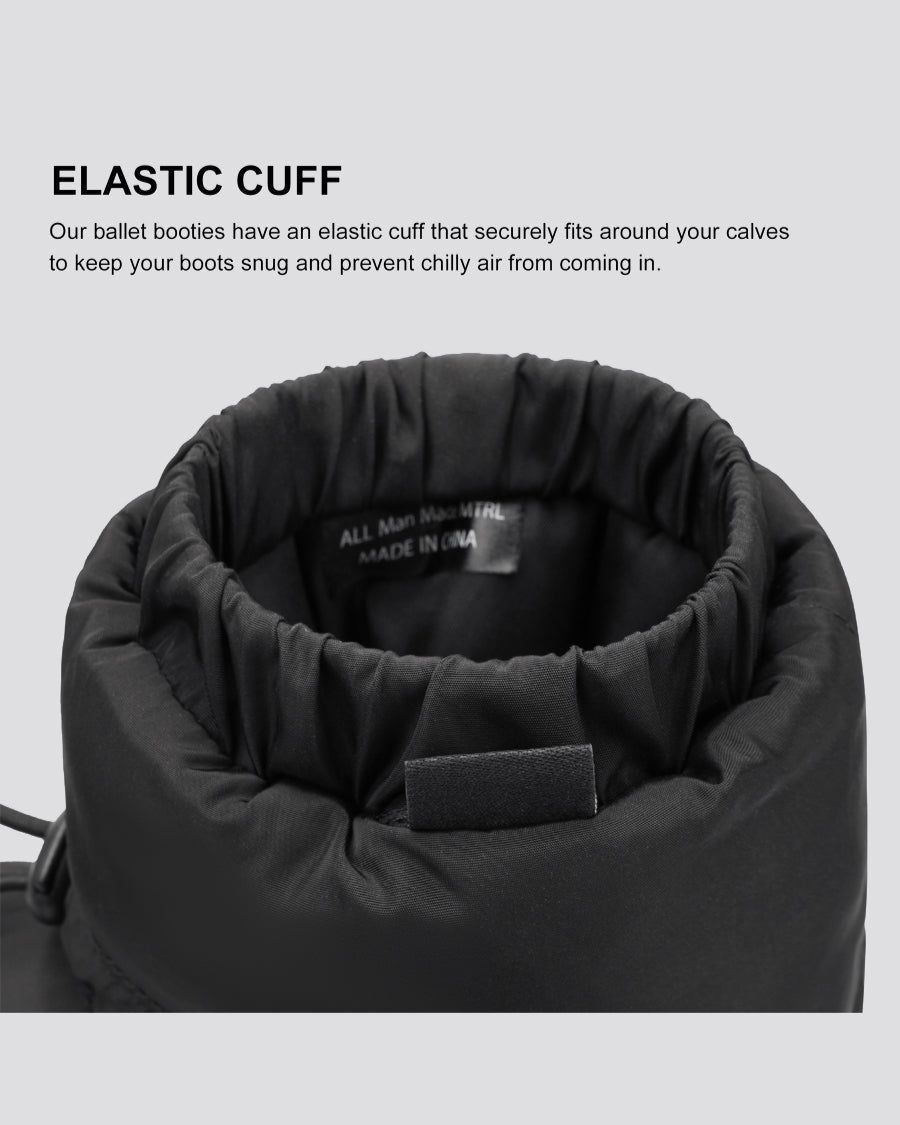 Black Kids Ballet Booties