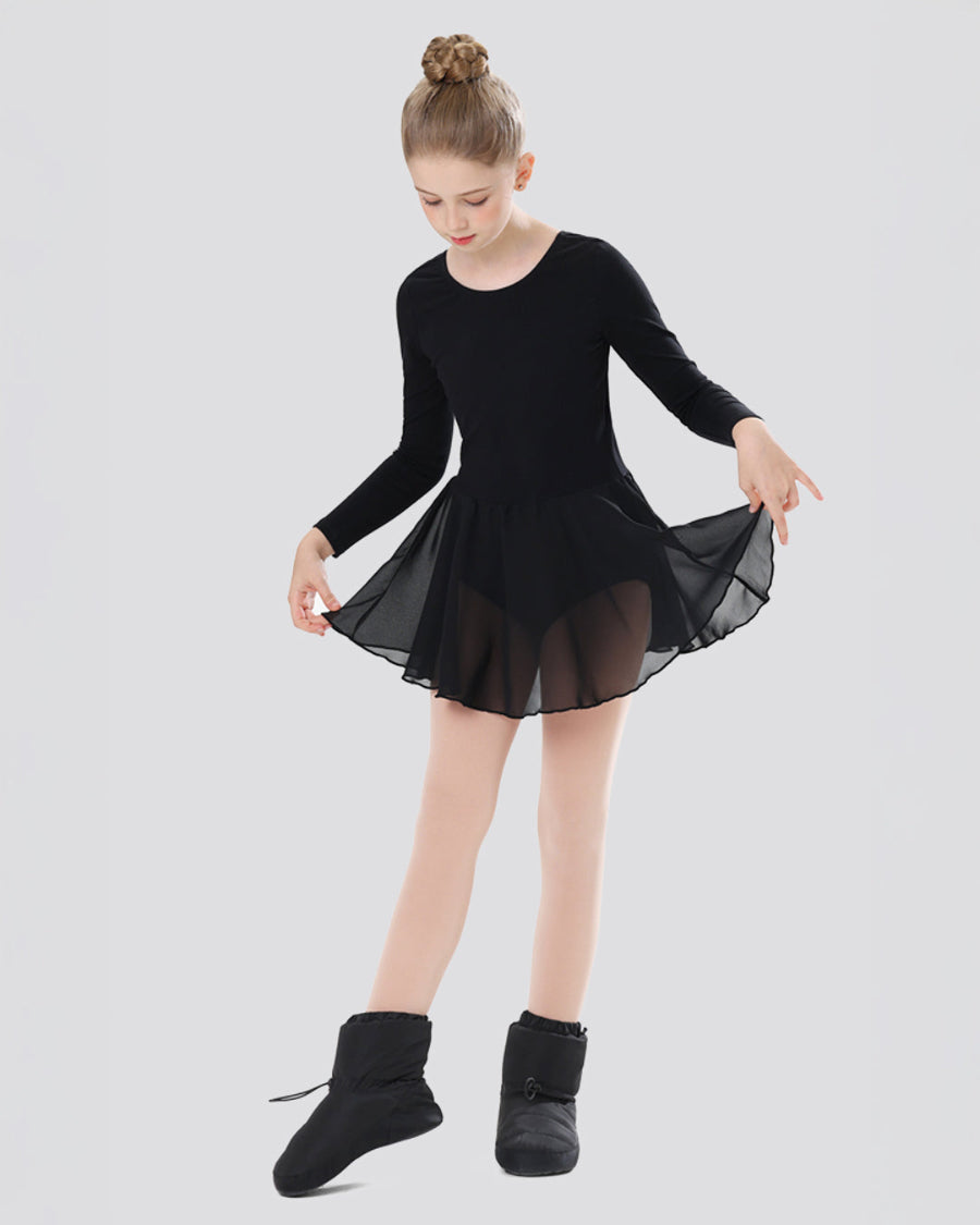 Black Kids Ballet Booties