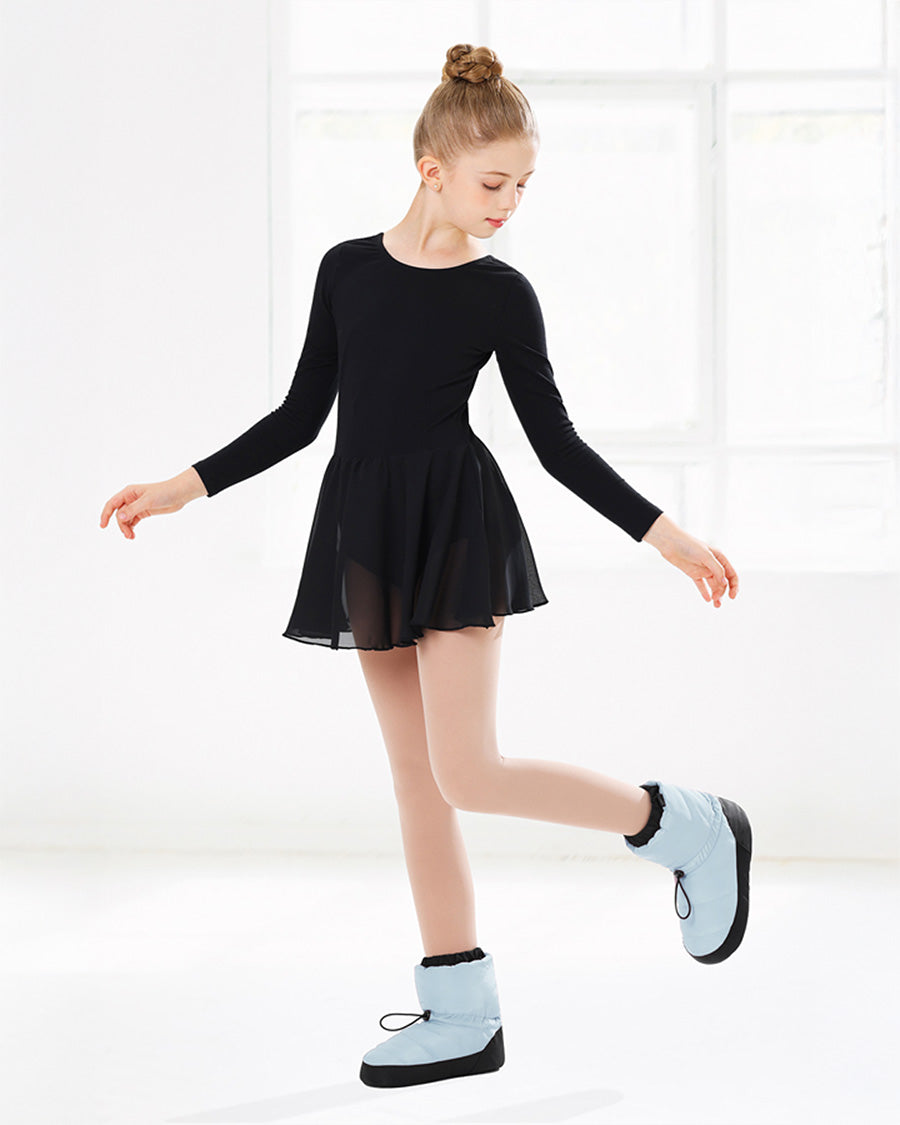 Blue Kids Ballet Booties