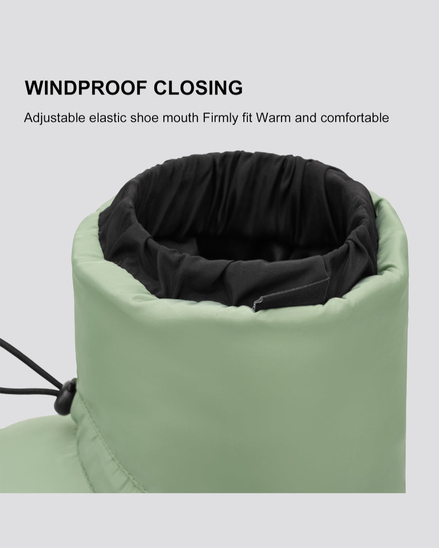 Green Kids Ballet Booties