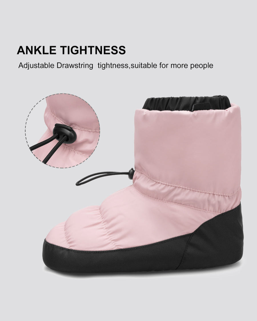 Pink Kids Ballet Booties