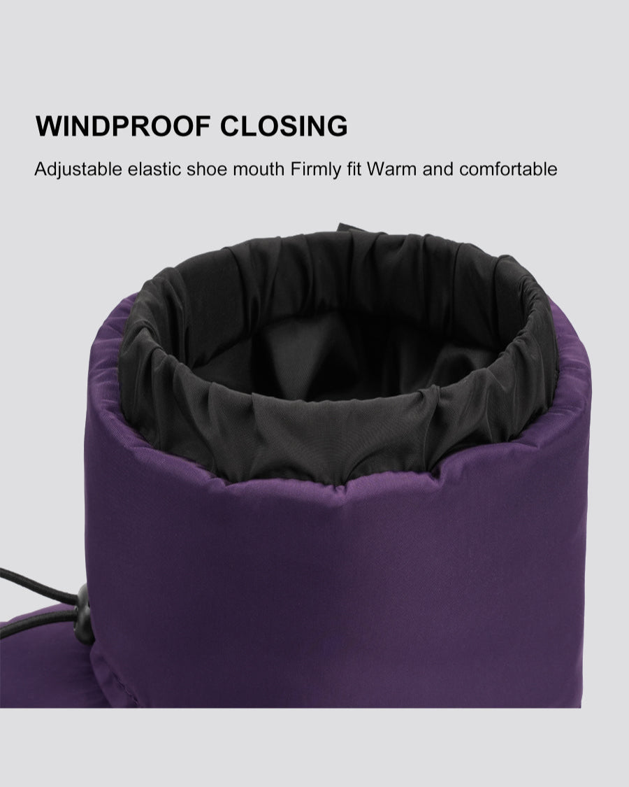 Purple Kids Ballet Booties