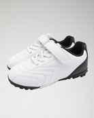 White Kids Unisex Soccer Cleats