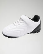 White Kids Unisex Soccer Cleats