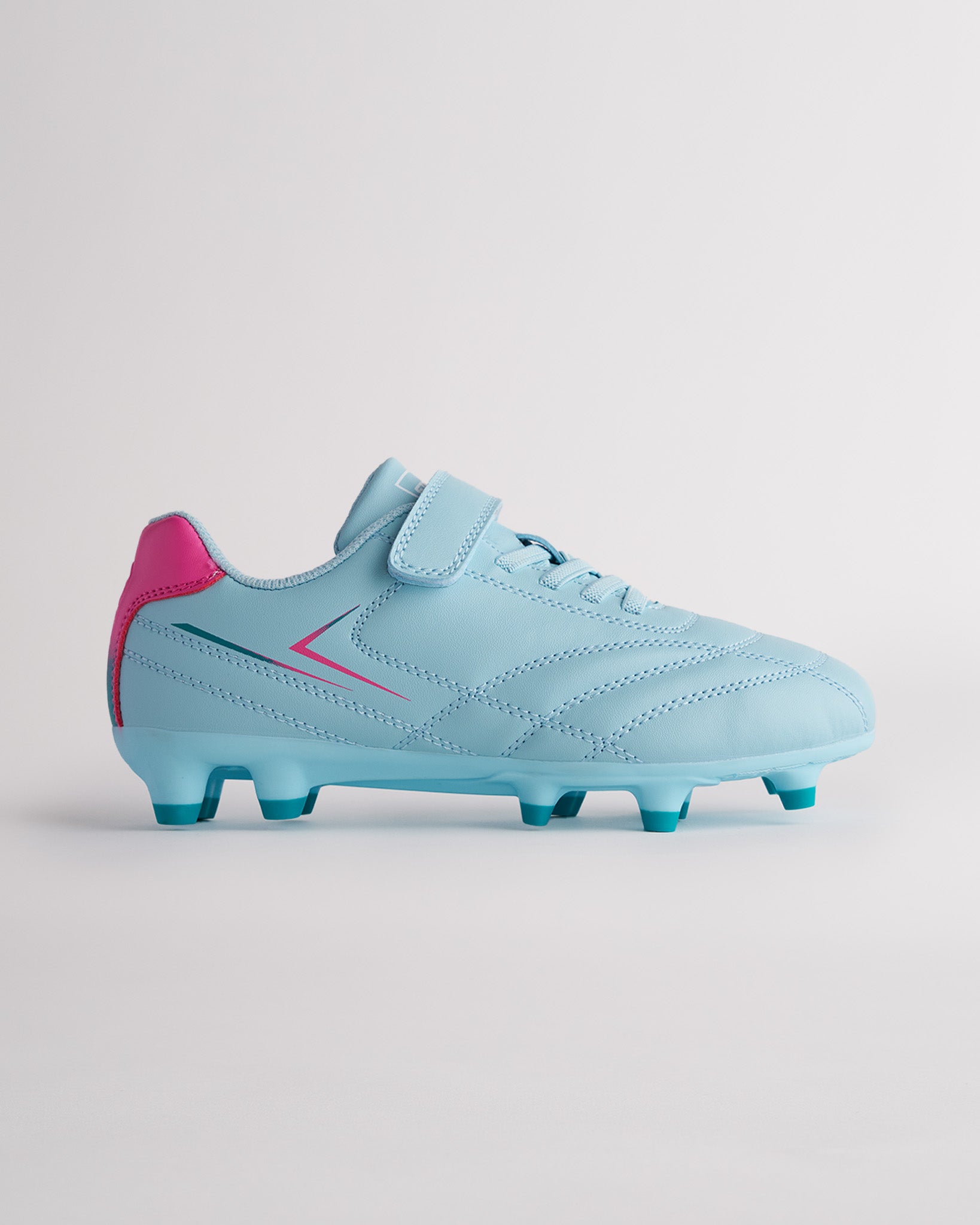 Kids Unisex Field Soccer Cleats in Aqua