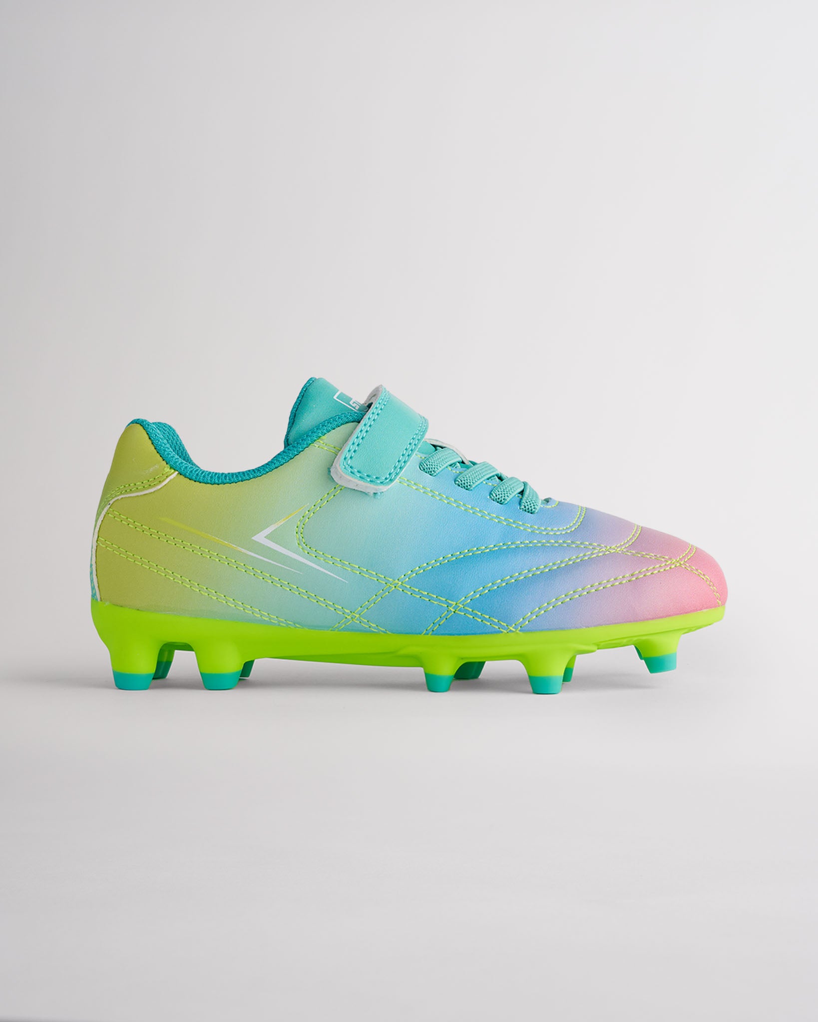 Kids Unisex Field Soccer Cleats in Prism Pop