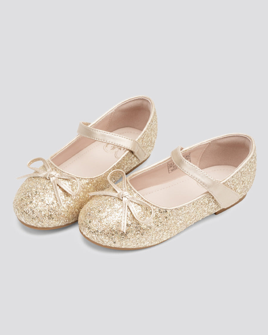 Gold Girls Classic Mary Jane Shoes