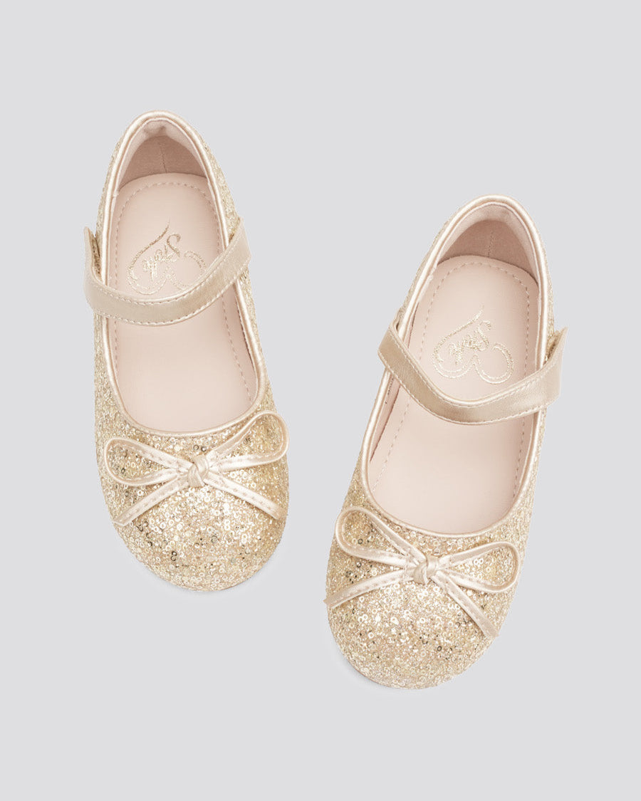 Gold Girls Classic Mary Jane Shoes