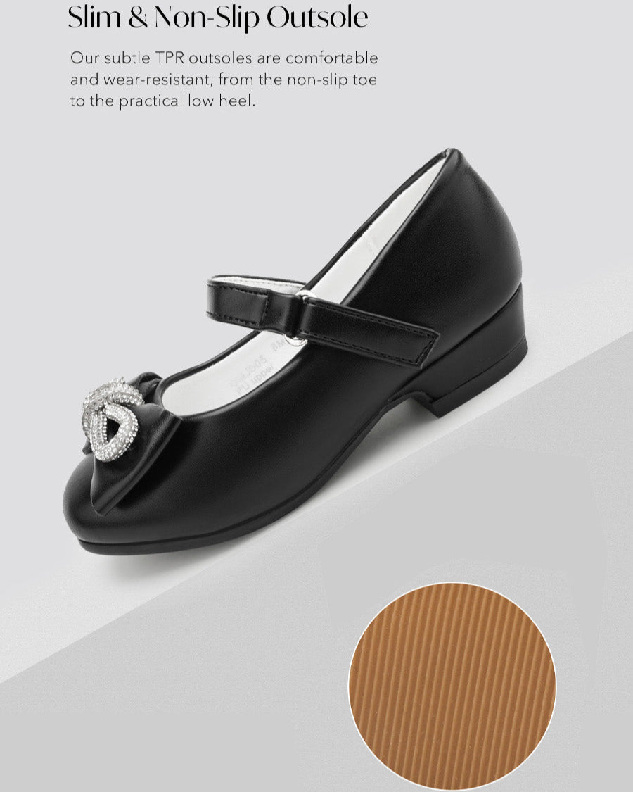 Black Girls Closed Toe Mary Jane Shoes
