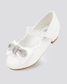 White Girls Closed Toe Mary Jane Shoes