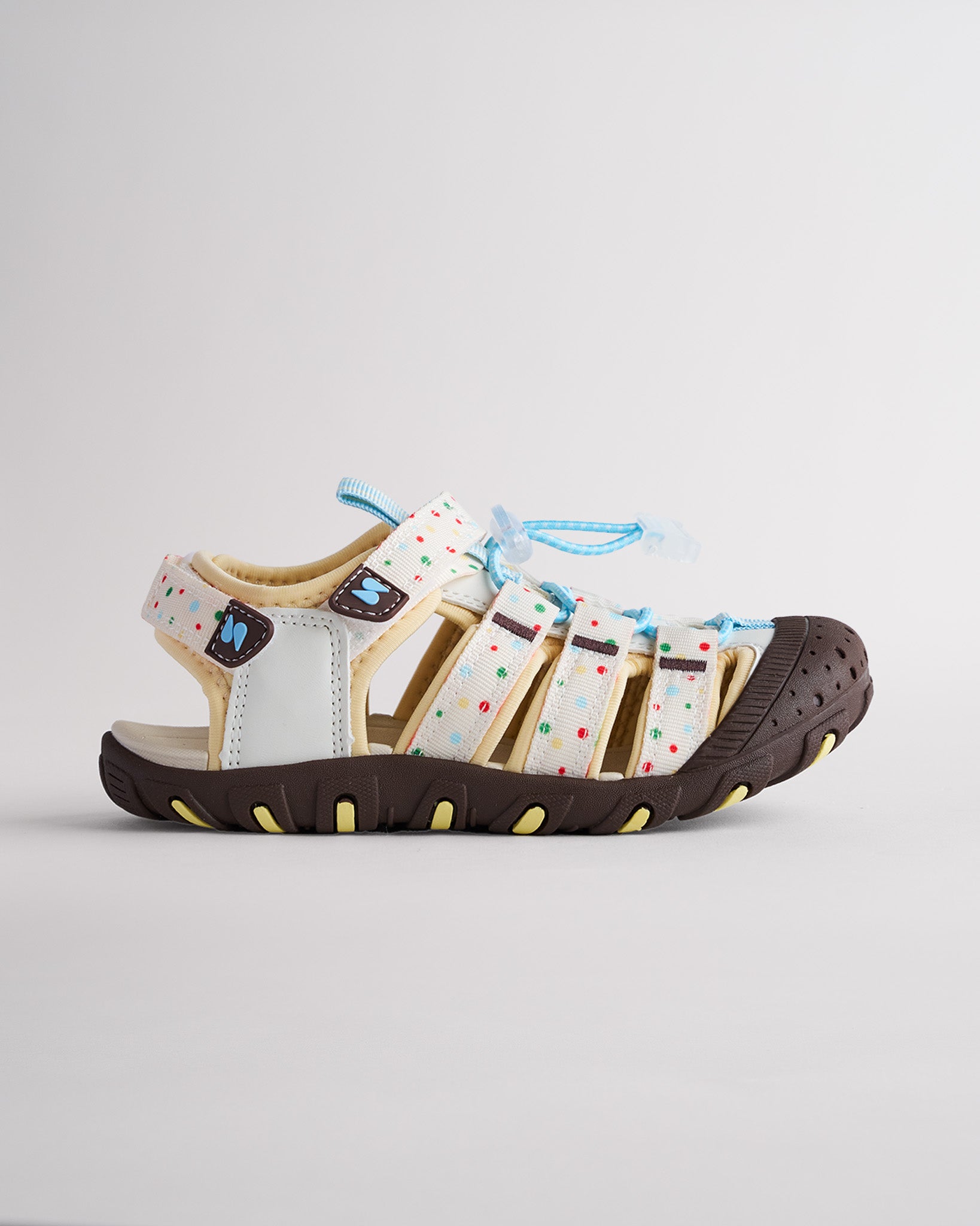 Kids Closed Toe Sport Sandals in Confetti Cake