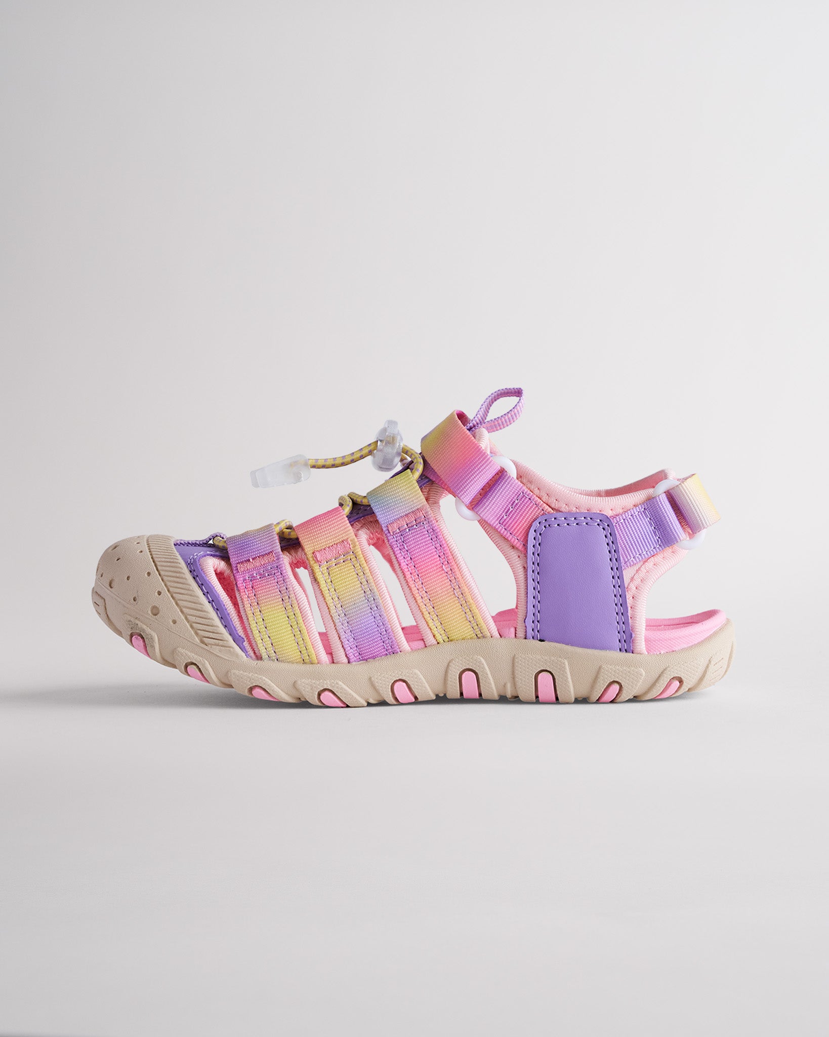 Kids Closed Toe Sport Sandals in Sunset Glow