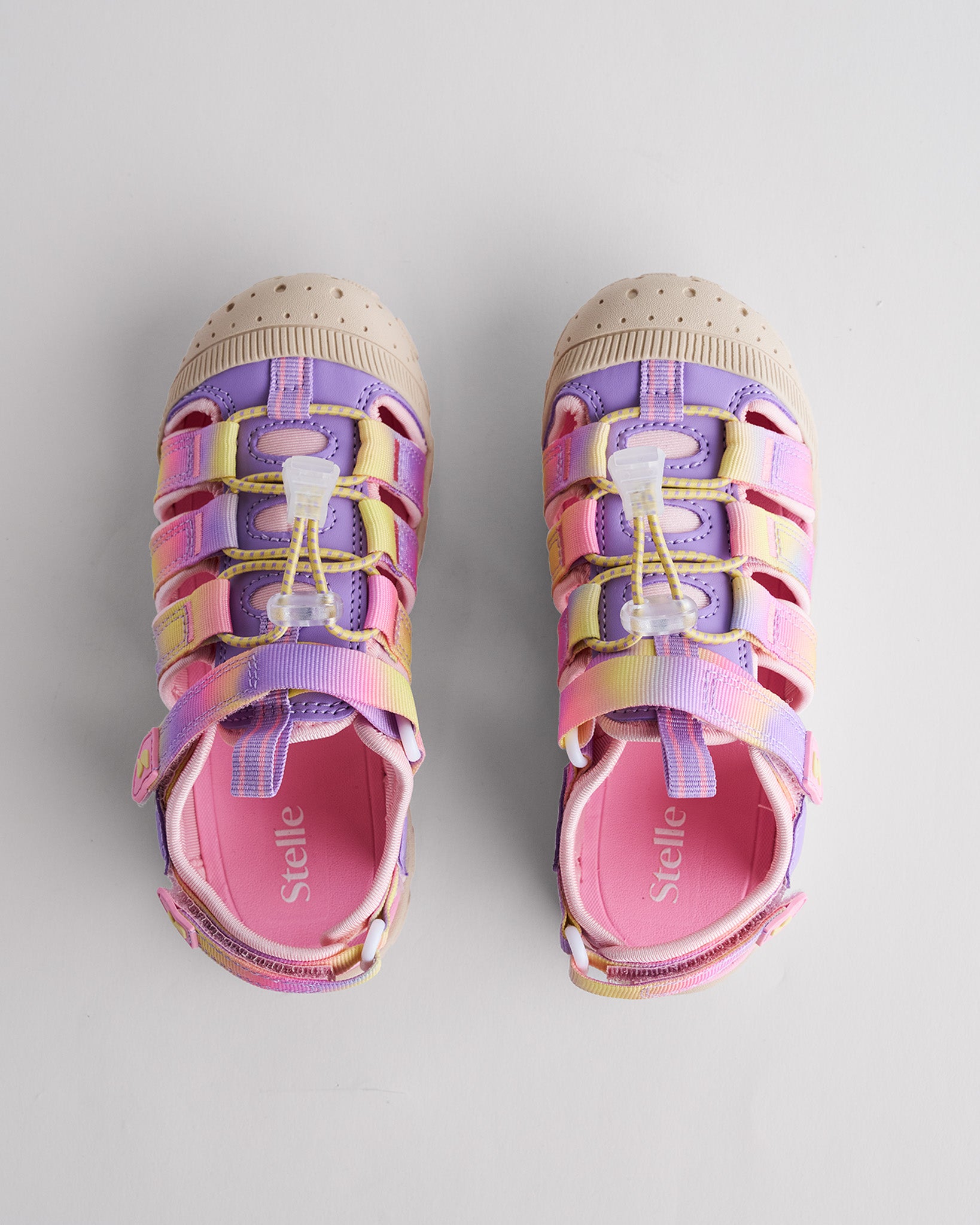 Kids Closed Toe Sport Sandals in Sunset Glow