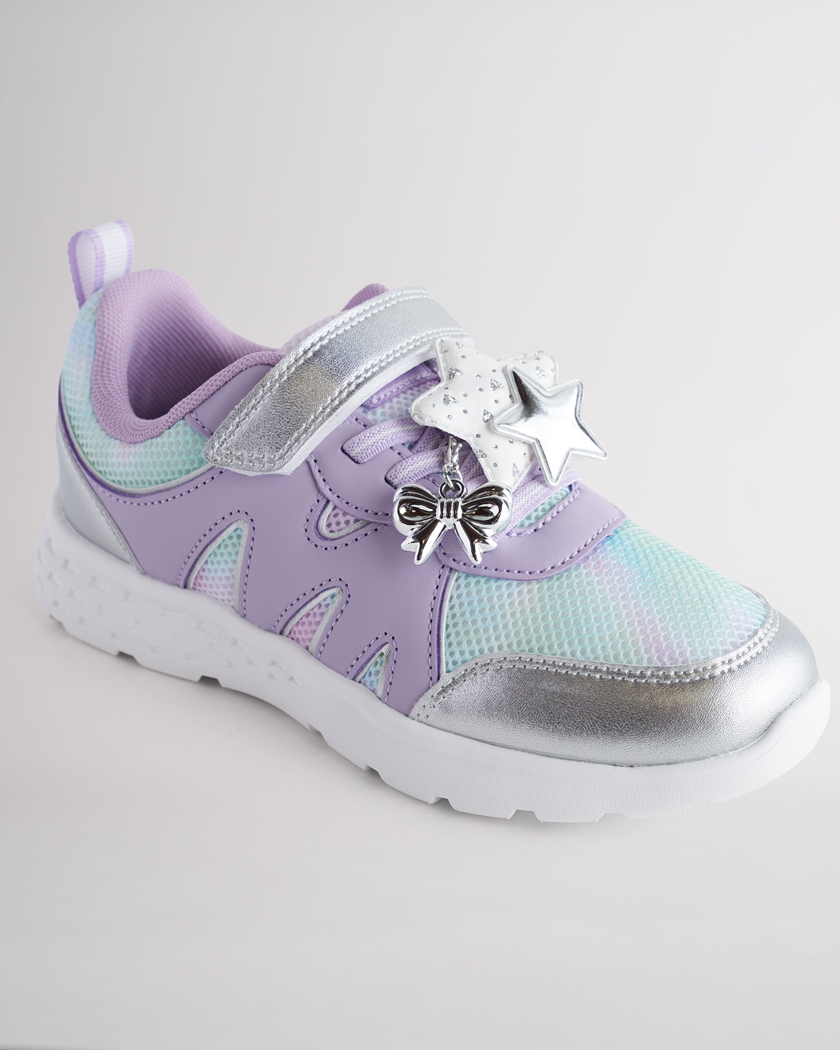 Kids Running Shoes with Straps in Galactic Sherbet