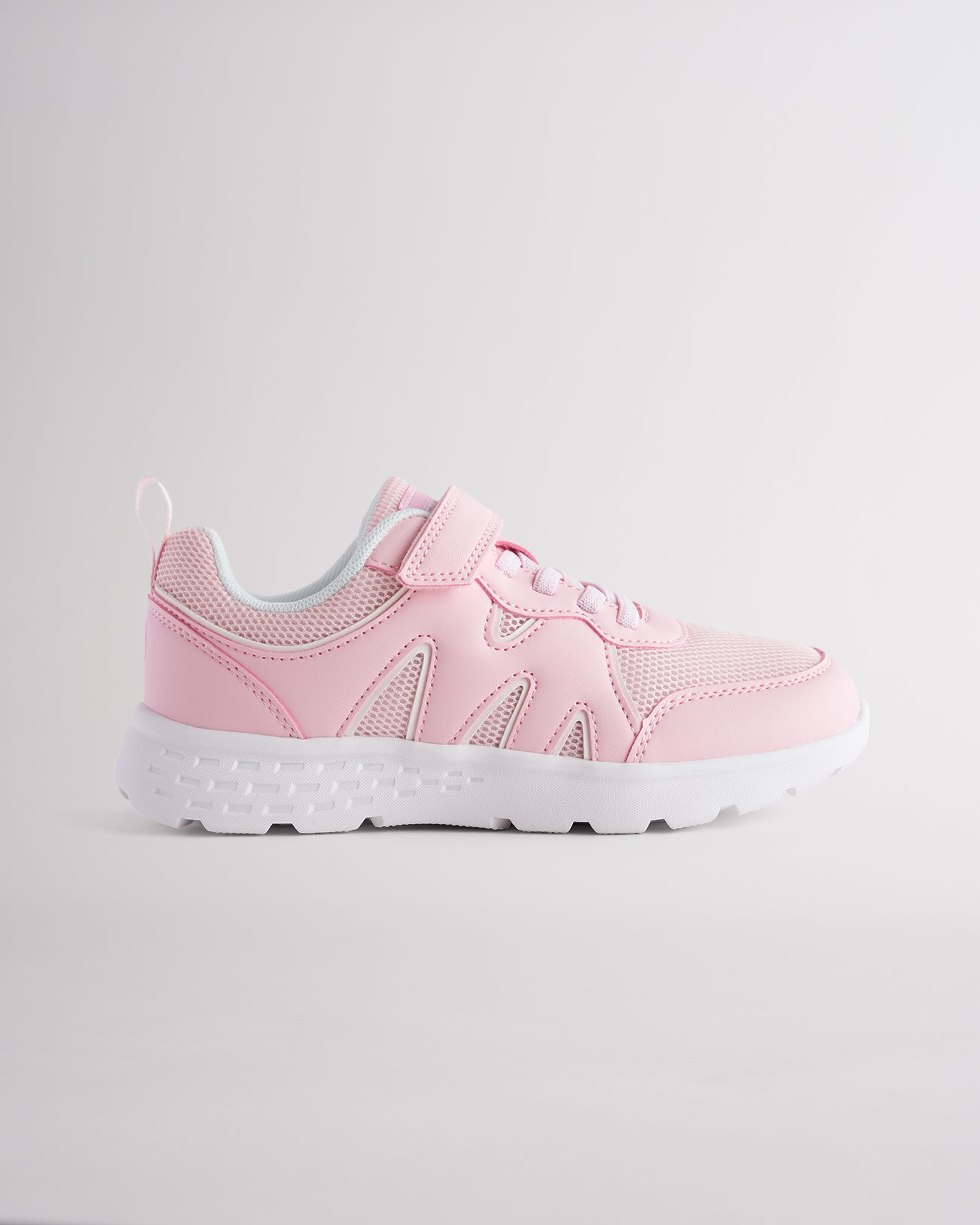 Kids Running Shoes with Straps in Pink