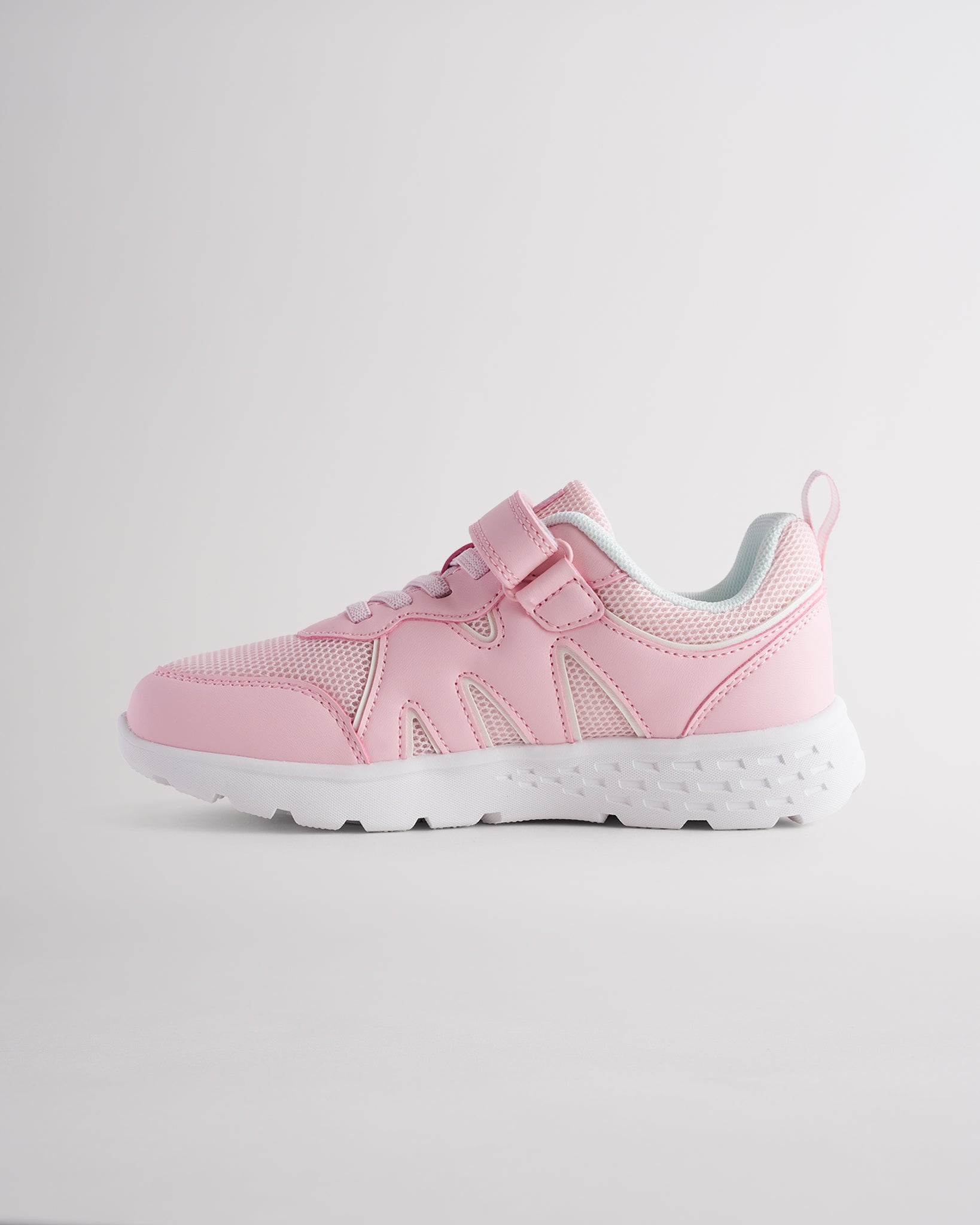 Kids Running Shoes with Straps in Pink