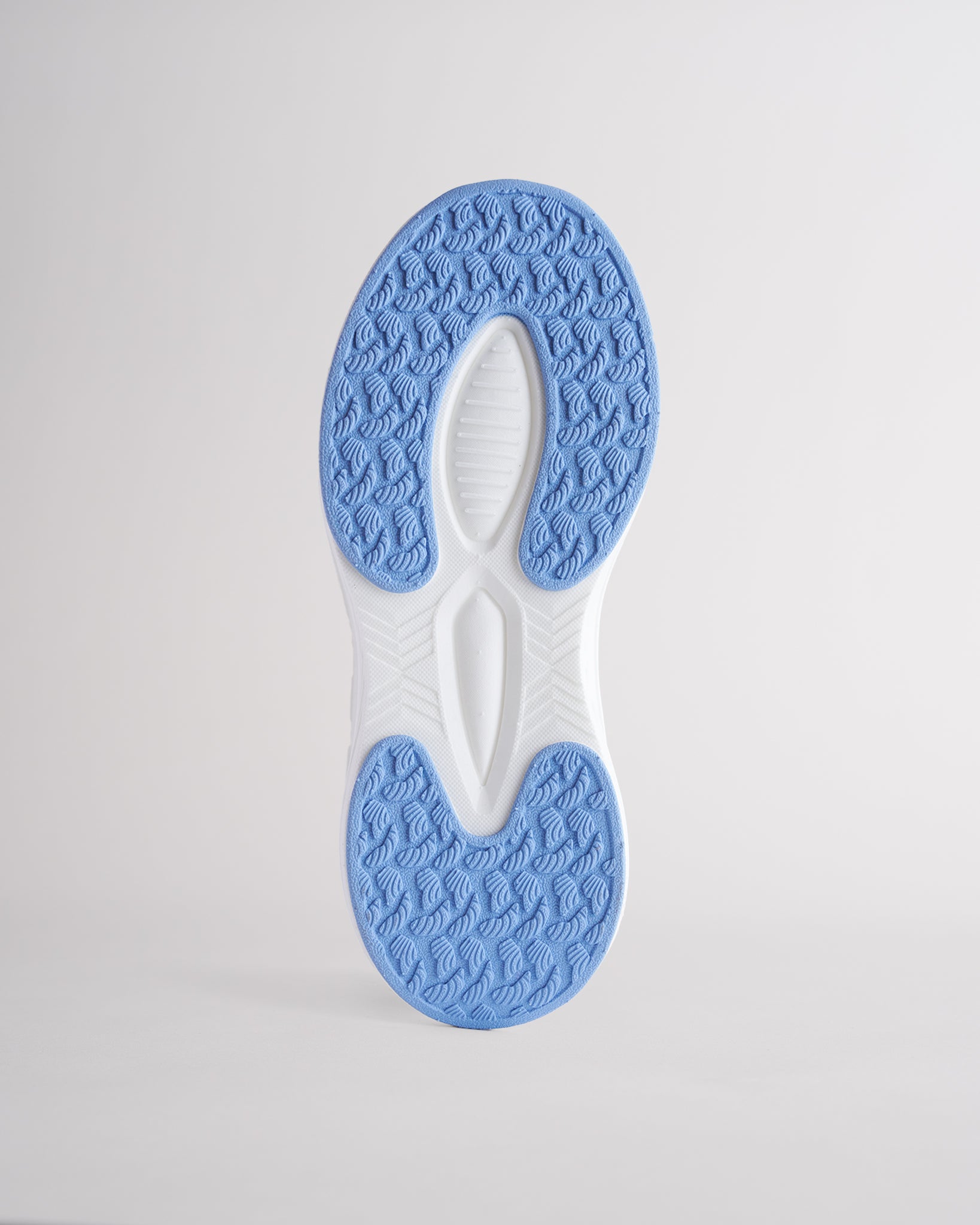 Kids Ocean Ombre lace-up running sneakers with cushioned white sole