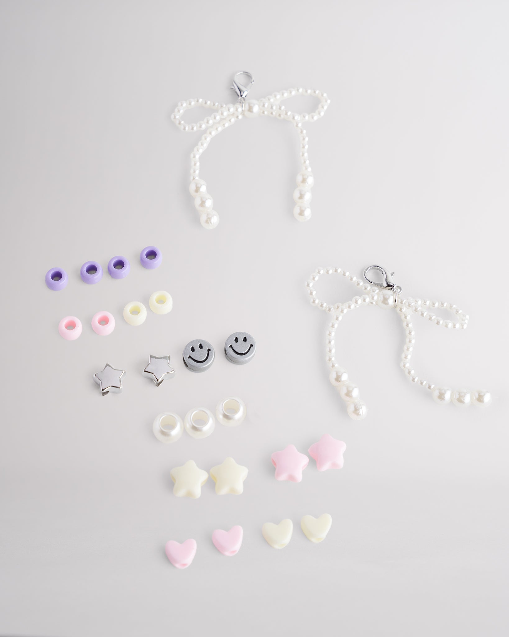 colorful lace charms