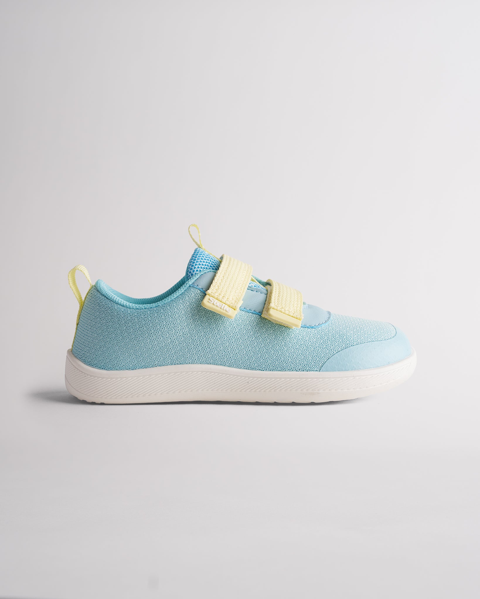 Seafoam Pop kids barefoot shoes with dual straps and wide toe box for natural movement