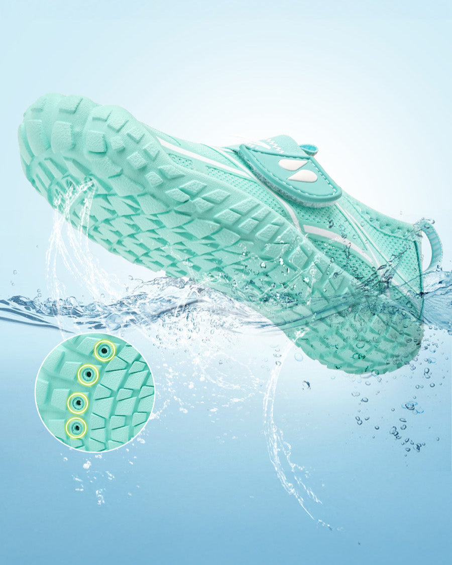 Mint Green Kids Water Shoes