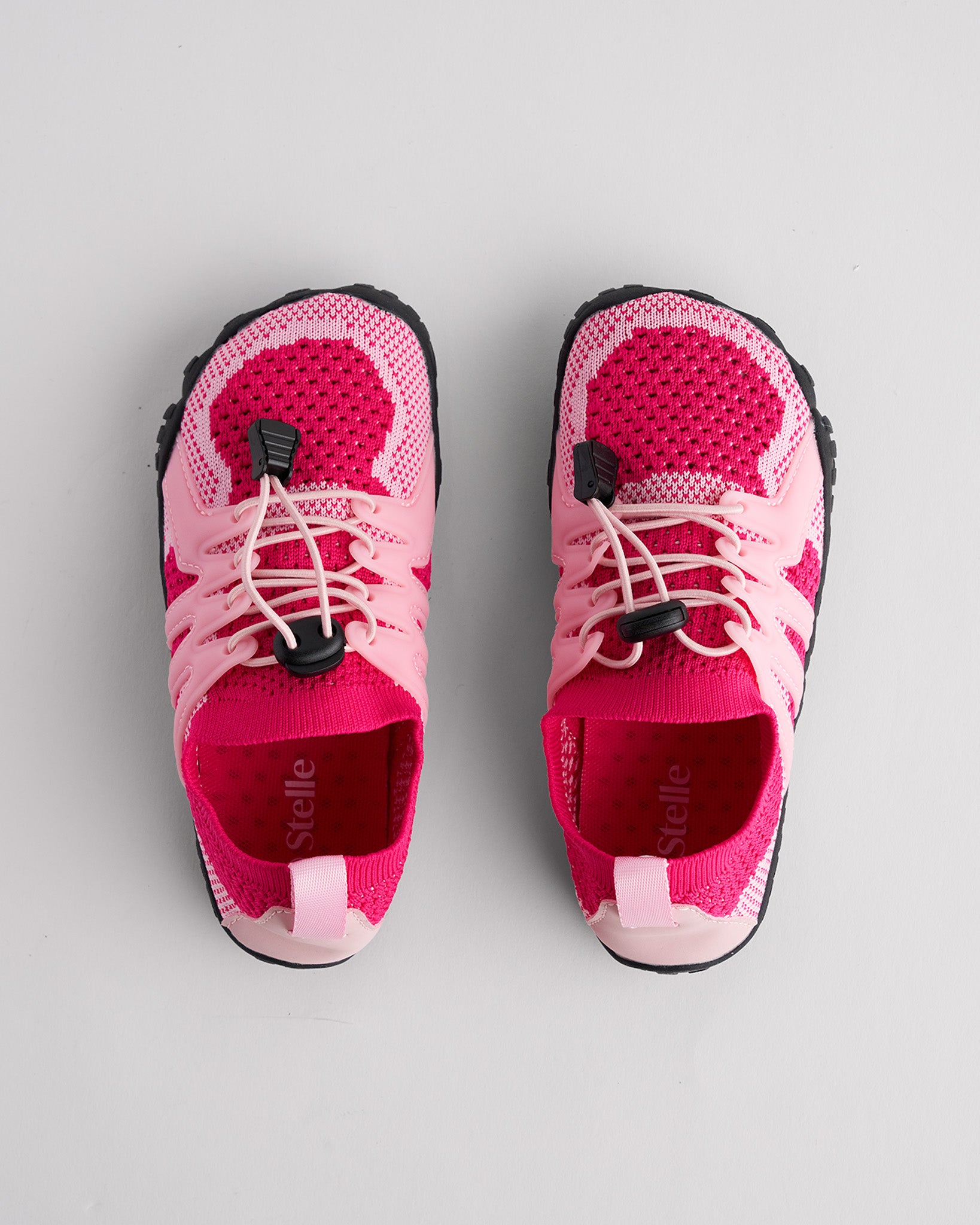 Kids Water Shoes with Adjustable Laces in Strawberry Milkshake