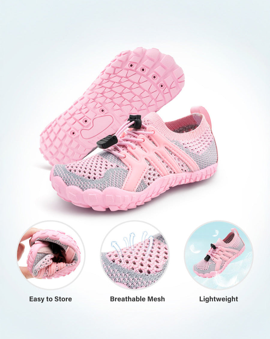 Pink Water Shoes with Adjustable Laces