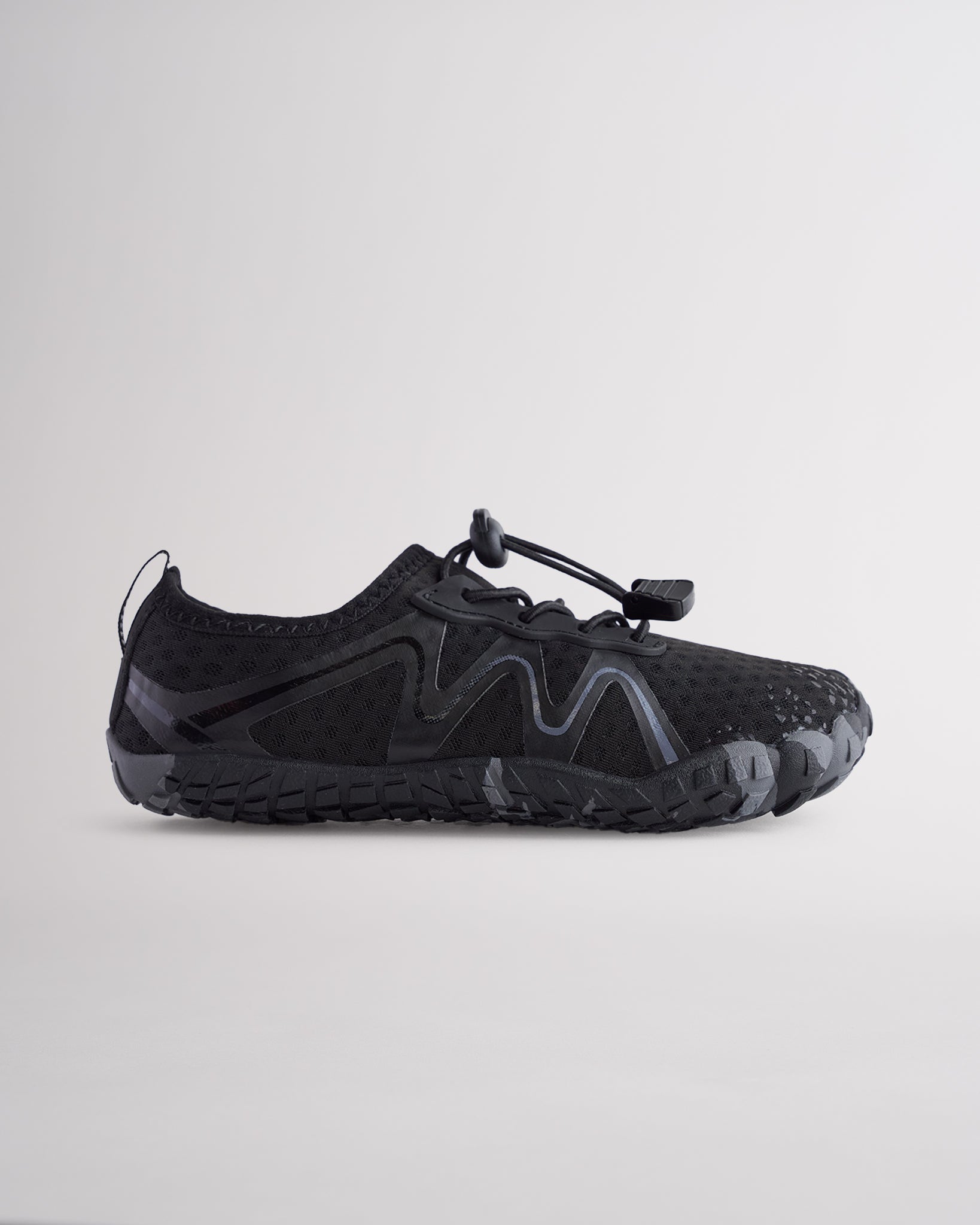 Kids StelleMesh Lace Free Toe Water Shoes in Black