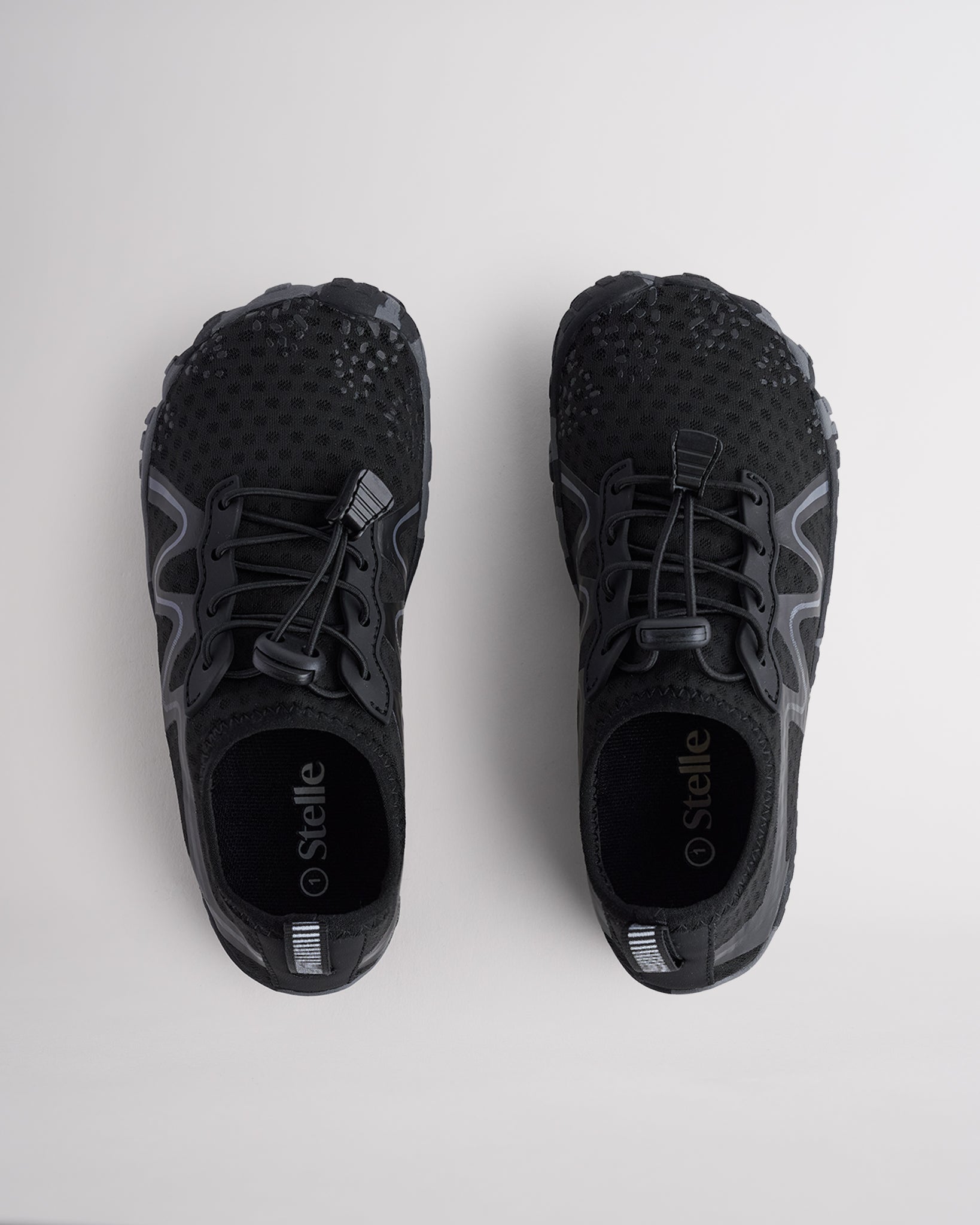 Kids StelleMesh Lace Free Toe Water Shoes in Black