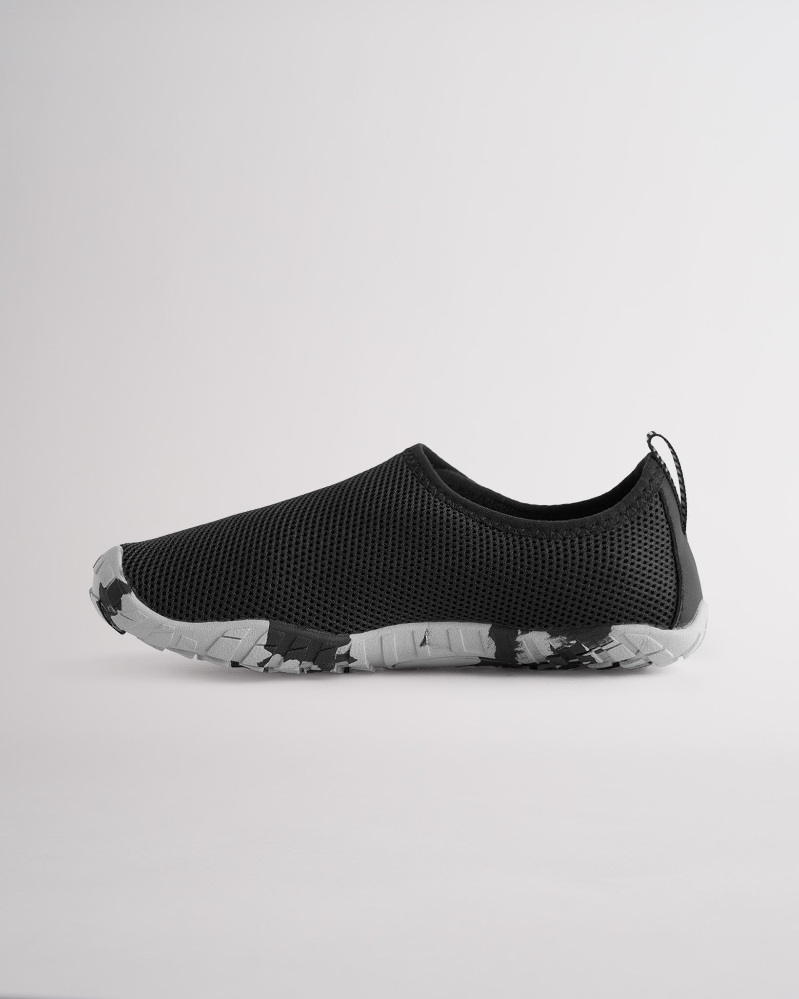 Kids StelleMesh Slip-On Free Toe Water Shoes in Black