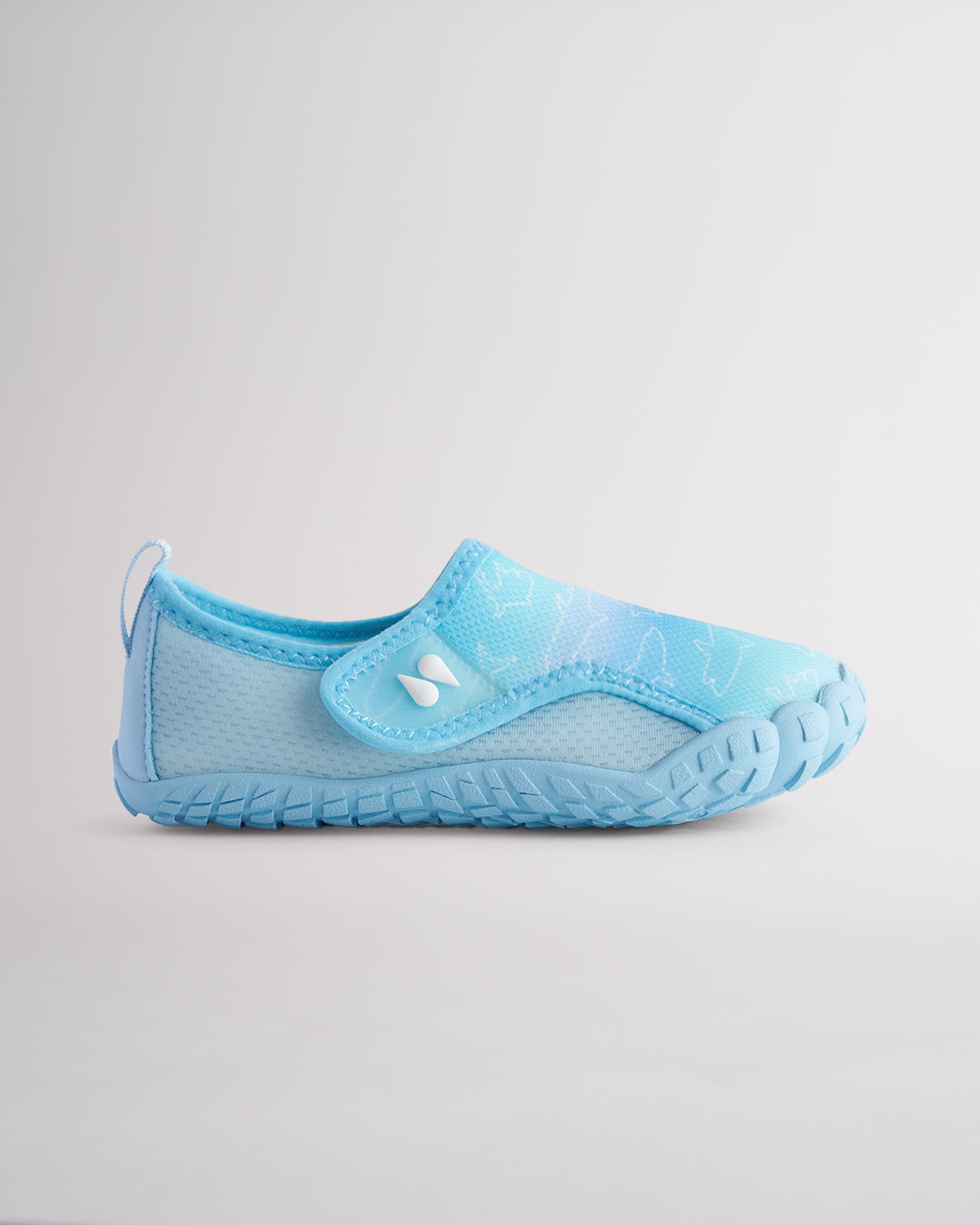Kids StelleMesh Slip-On Free Toe Water Shoes in Blue Ombre