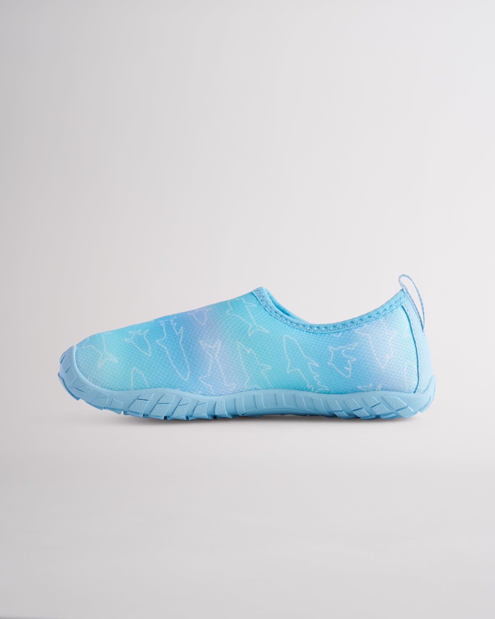 Kids StelleMesh Slip-On Free Toe Water Shoes in Blue Ombre