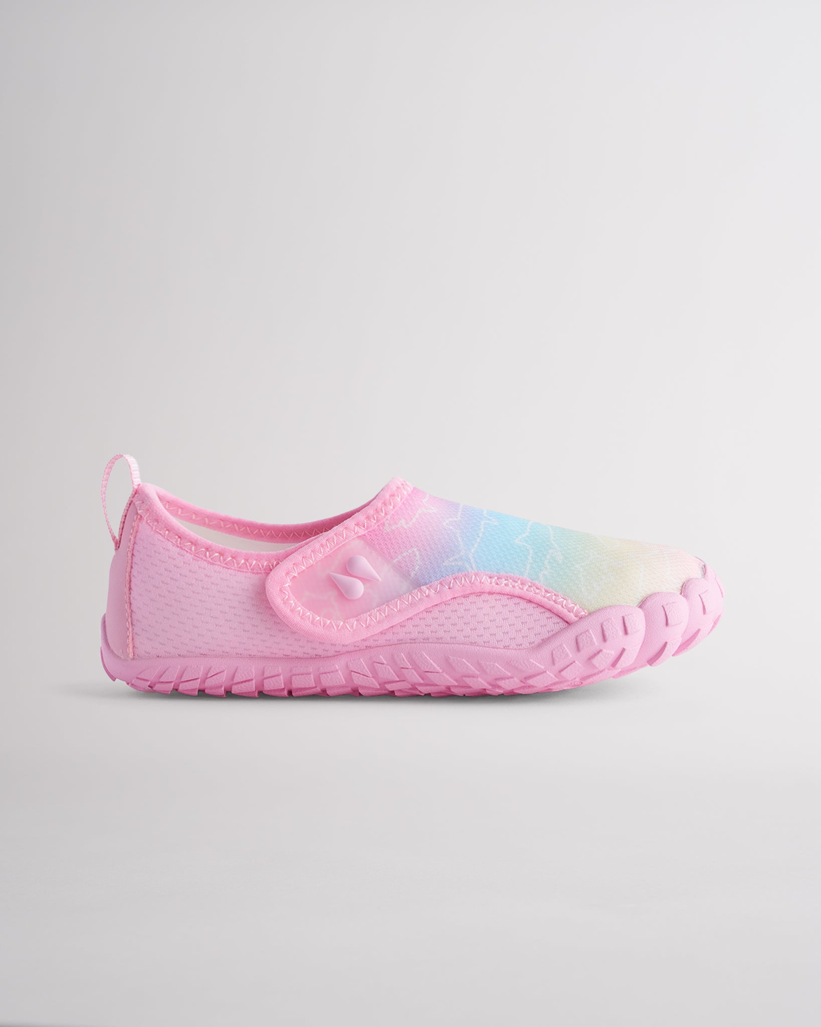 Kids StelleMesh Slip-On Free Toe Water Shoes in Rainbow