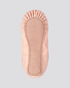 Ballet Pink Kids PU Leather Ballet Shoes (Full Sole, With Lace)