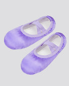 Purple Kids Satin Ballet Shoes