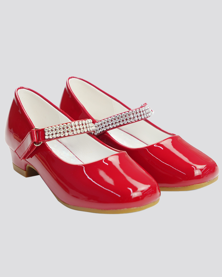 Red Girls Mary Jane Dress Shoes