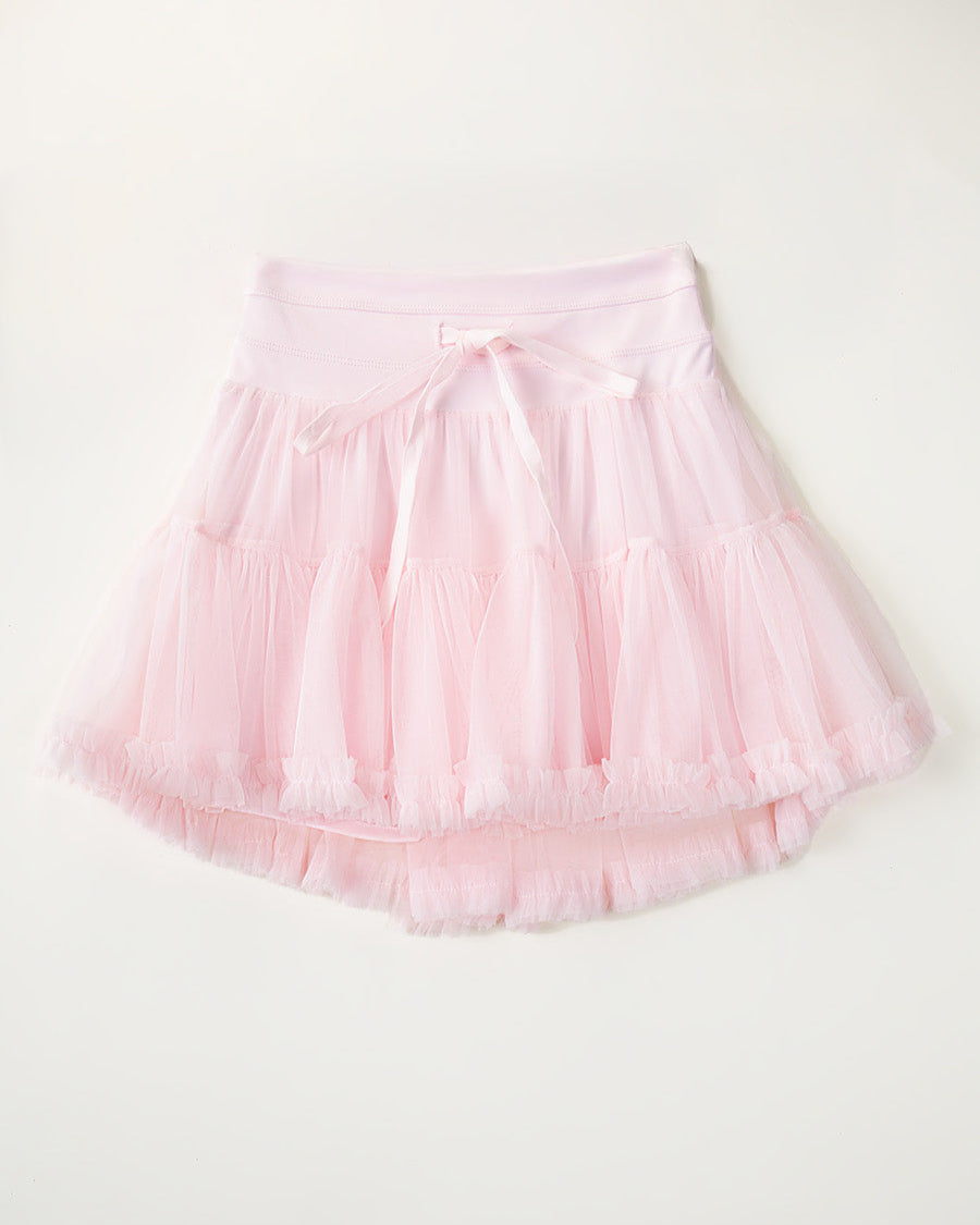 Ballet Pink Layered Tennis Skort