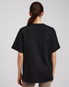 Black Women Cotton Oversized T-Shirt