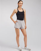 Sandy Grey SpeedShift Hybrid 2 in 1 Running Shorts