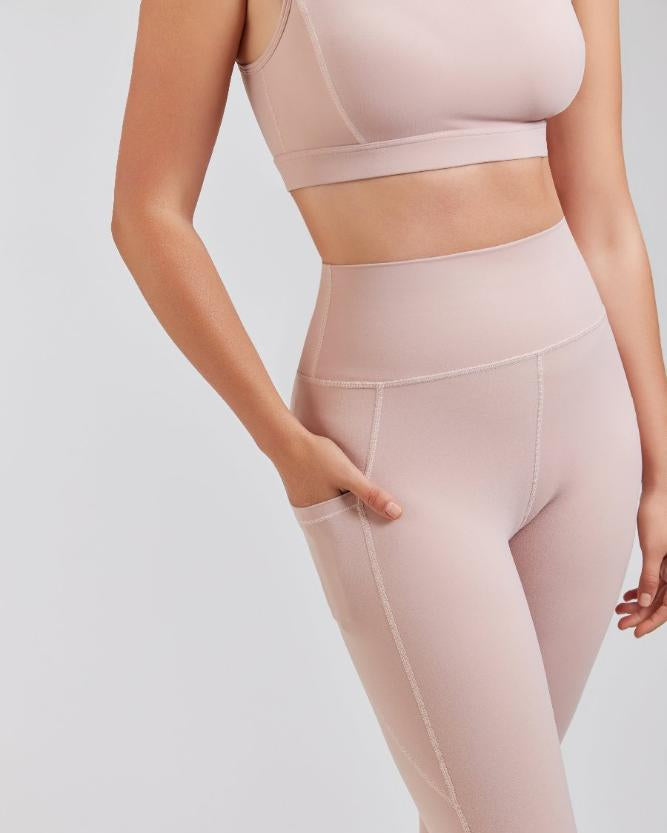 Rose Clay SoftLuxe Yoga Pants with Pockets