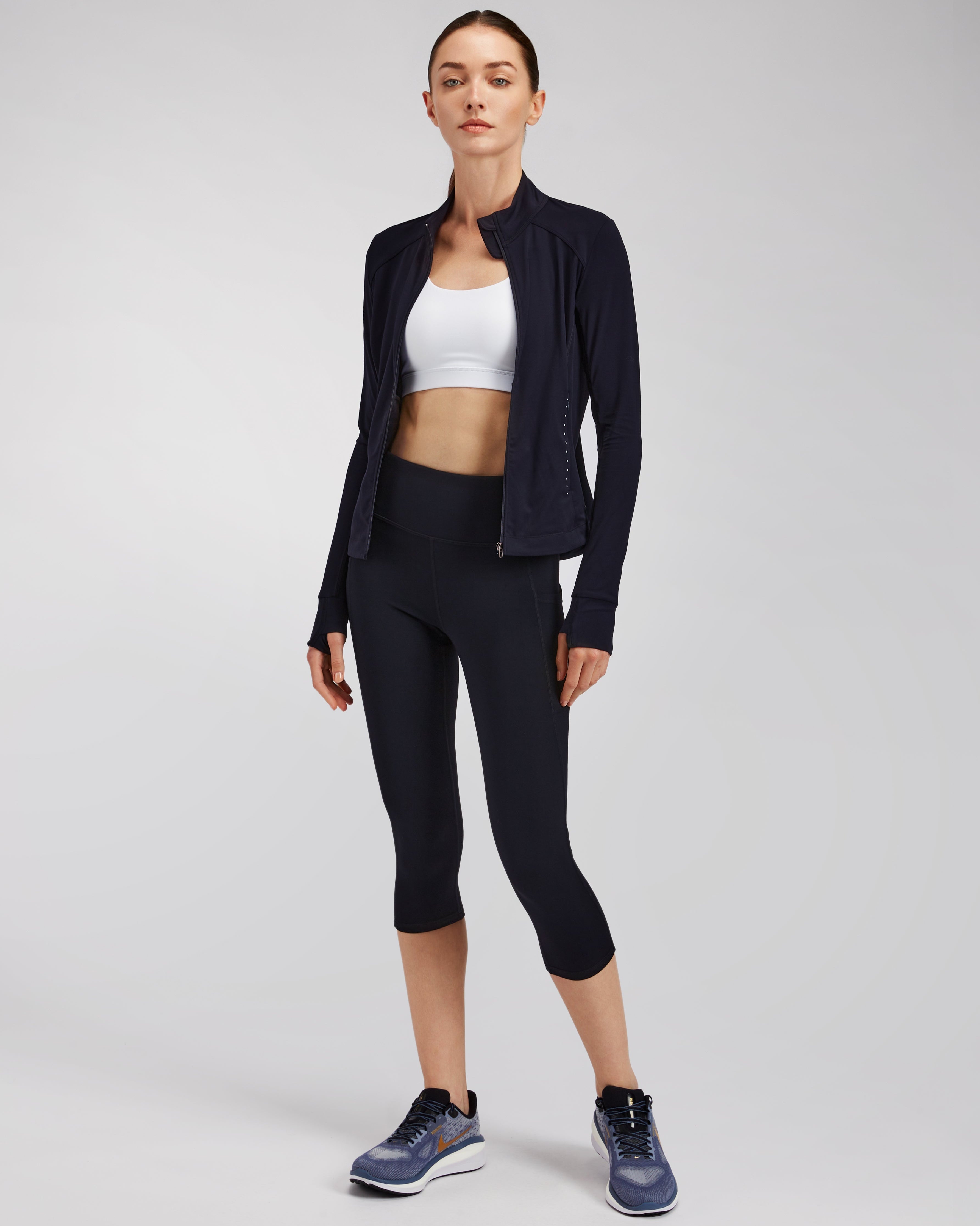 Black DreamComfort Capri Yoga leggings