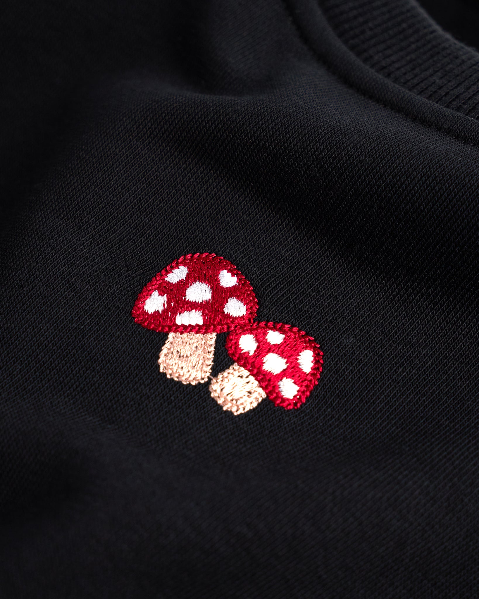 No Sweat Kids Crewneck in Black