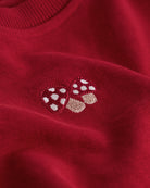 No Sweat Kids Crewneck in Crimson
