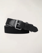 Black Elastic Baseball/Softball Belt - View 1