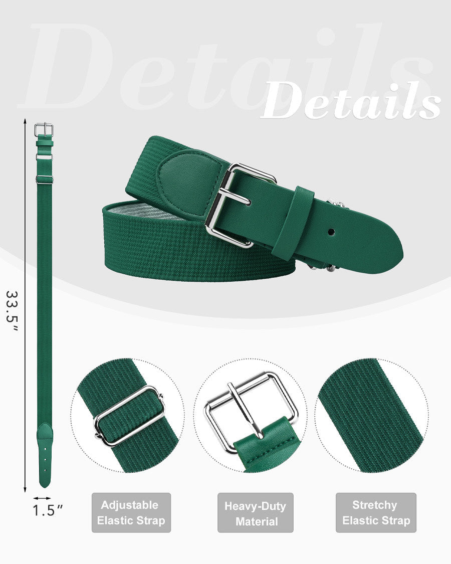 Evergreen Elastic Baseball/Softball Belt - View 3