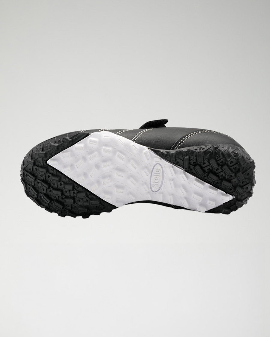 Black Kids Unisex Soccer Cleats