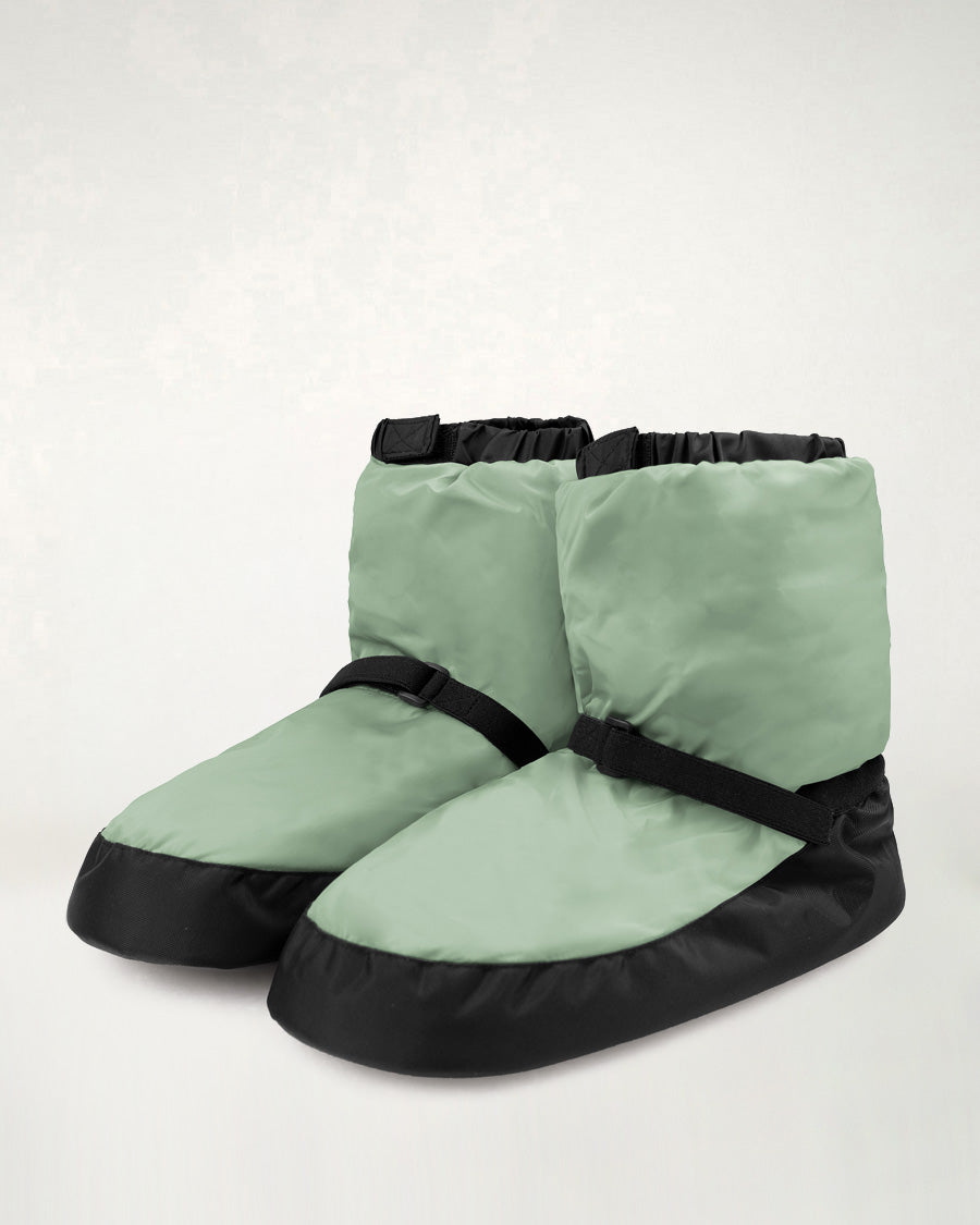 Green Kids Ballet Warm Up Booties