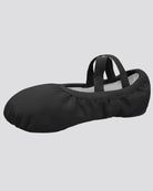 Black Adults Stretch Canvas Ballet Shoes